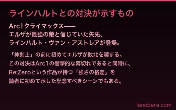 ラインハルトとの対決が示すもの