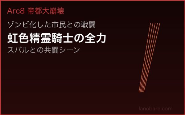 Arc8帝都大崩壊 - ユリウス虹色精霊騎士の全力発揮