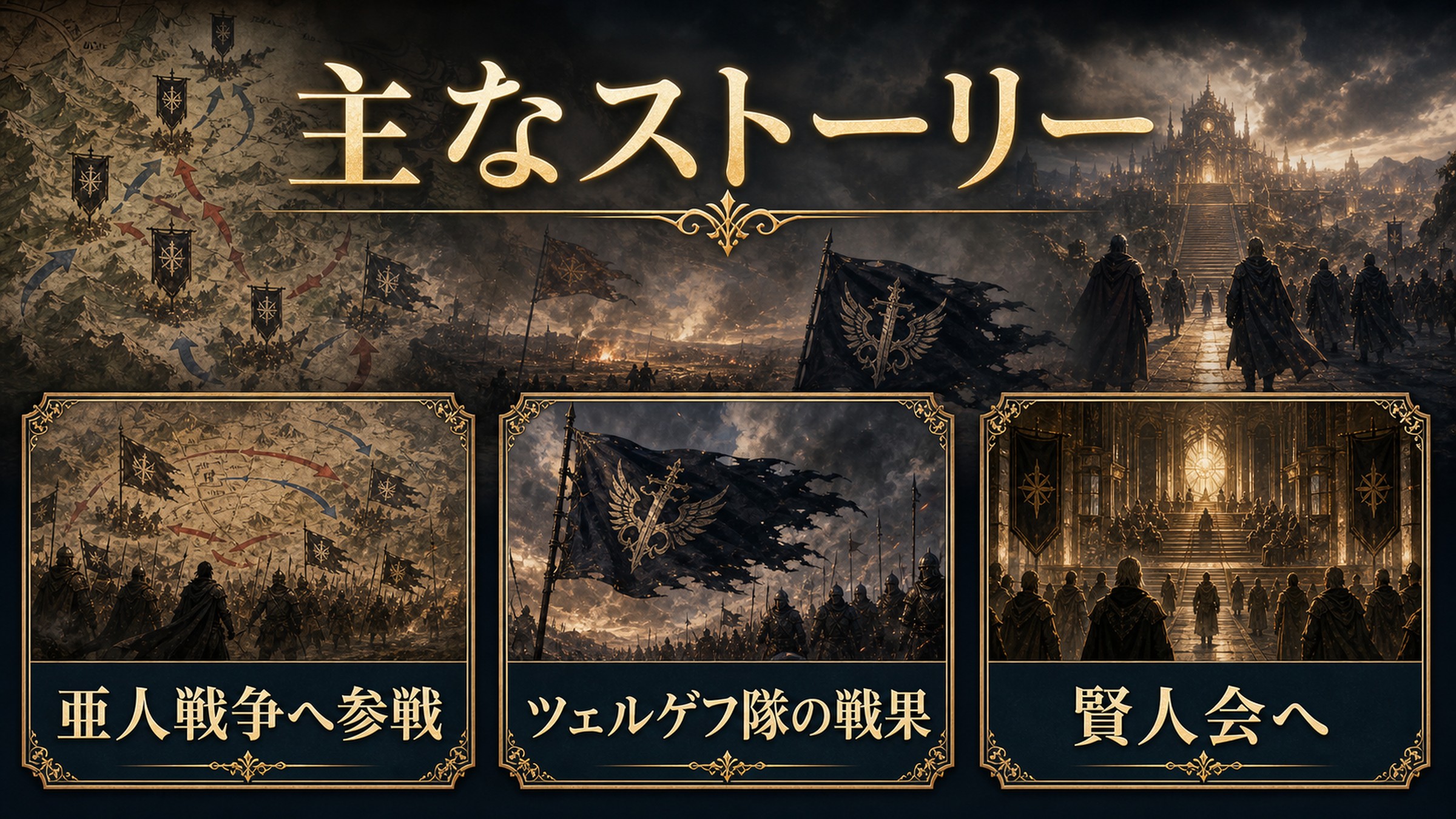 ボルドーの亜人戦争への参戦からツェルゲフ隊の戦果と賢人会入りまでを整理した図解