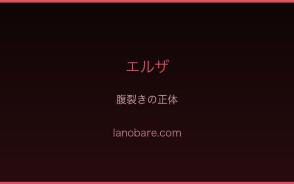 エルザ・腹裂きの正体