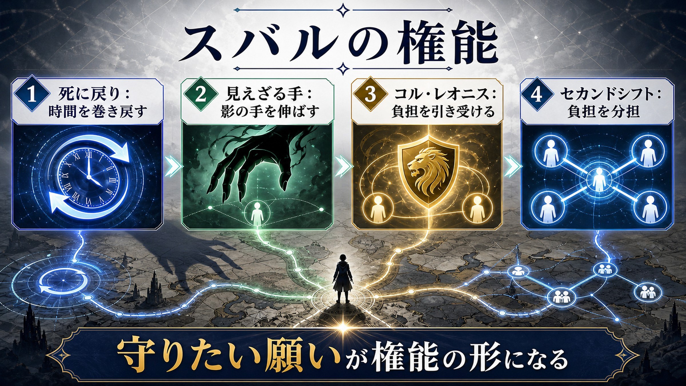 スバルの権能を時系列でまとめた図解