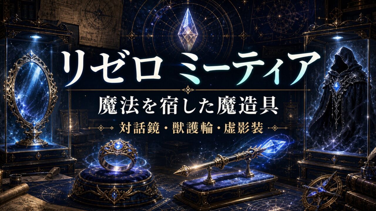 ミーティアと魔造具を表すアイキャッチ
