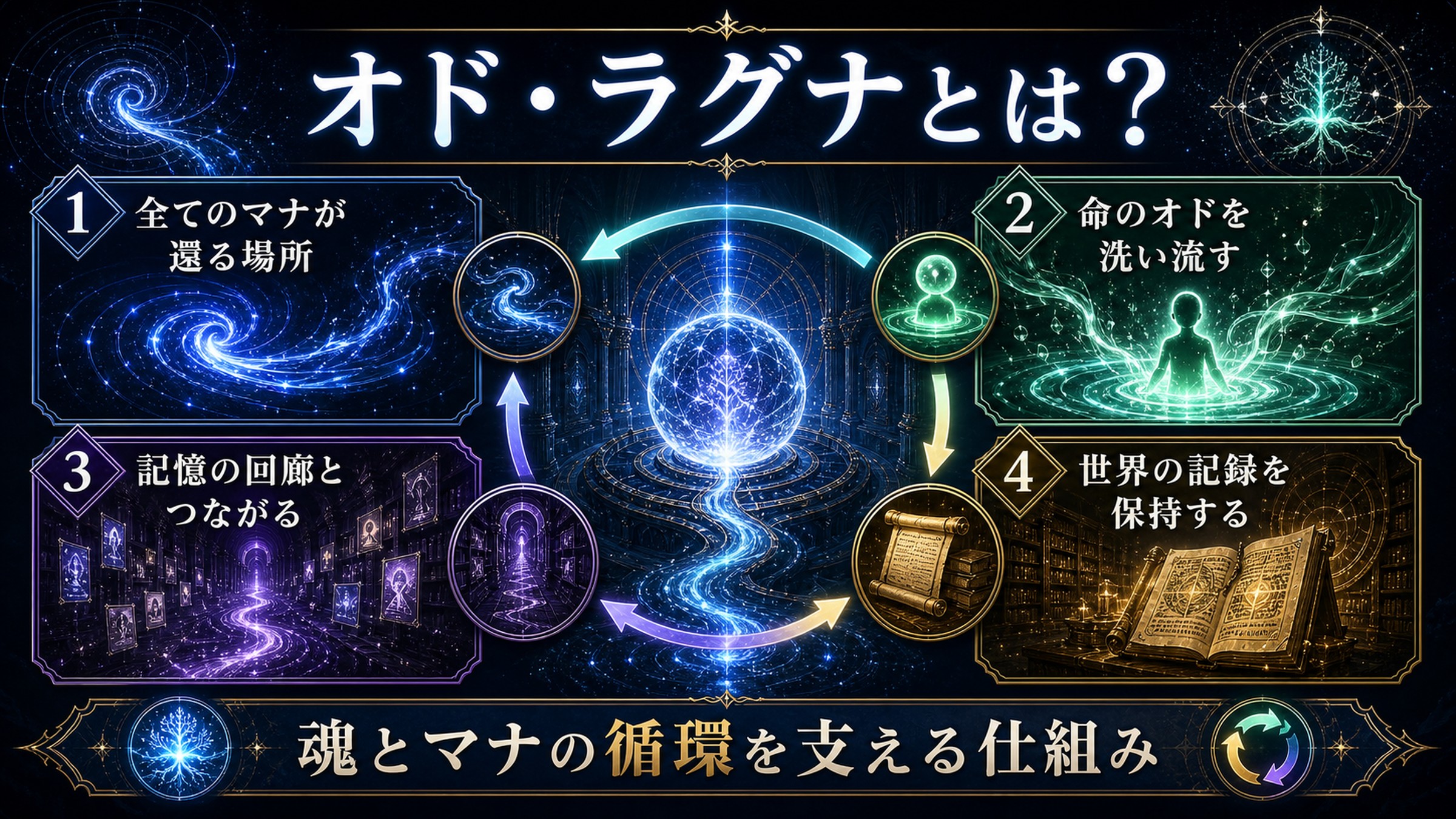 オド・ラグナの基本的な役割をまとめた図解