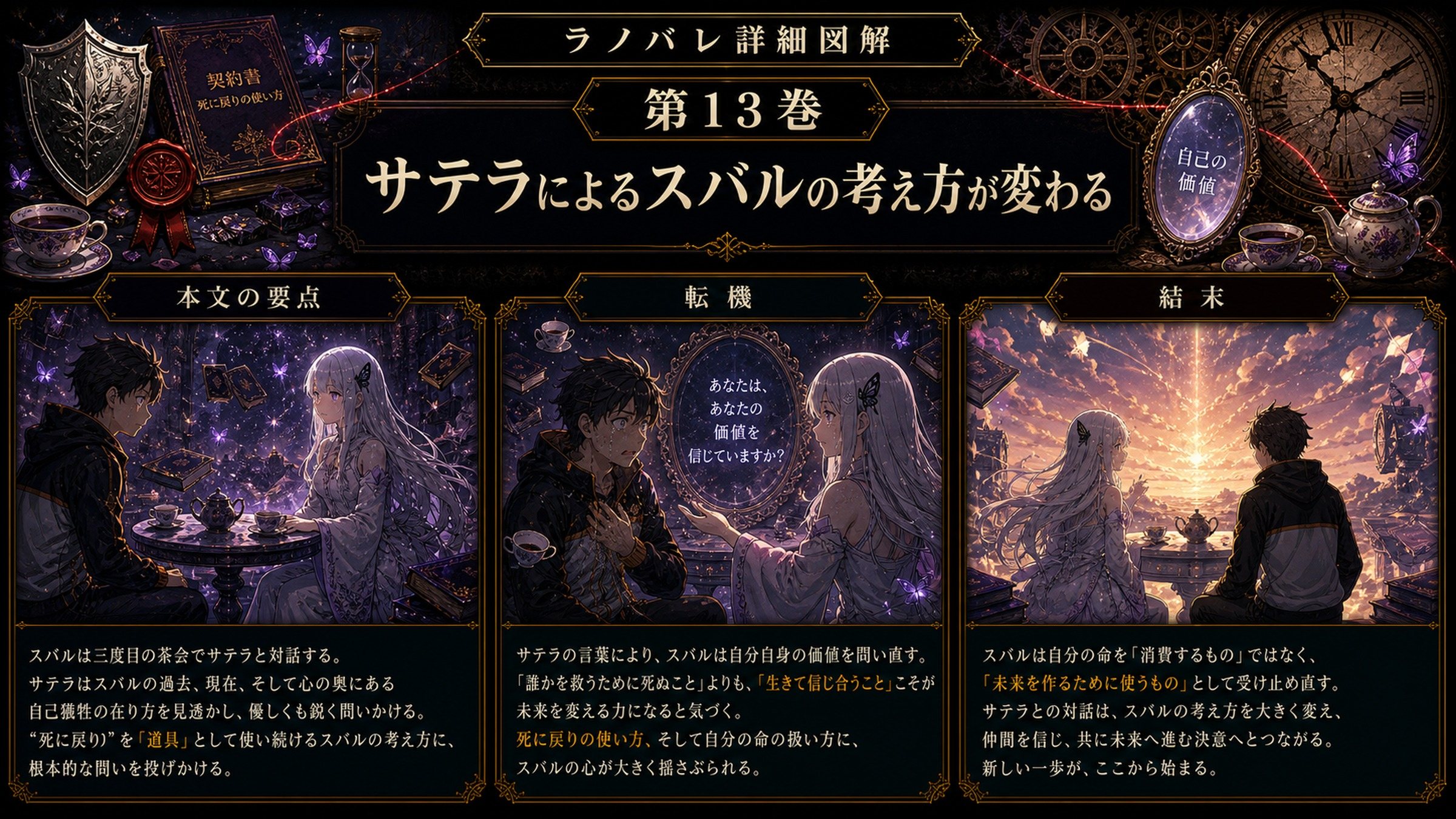 トップページ詳細解説「サテラによるスバルの考え方が変わる」を整理した図解
