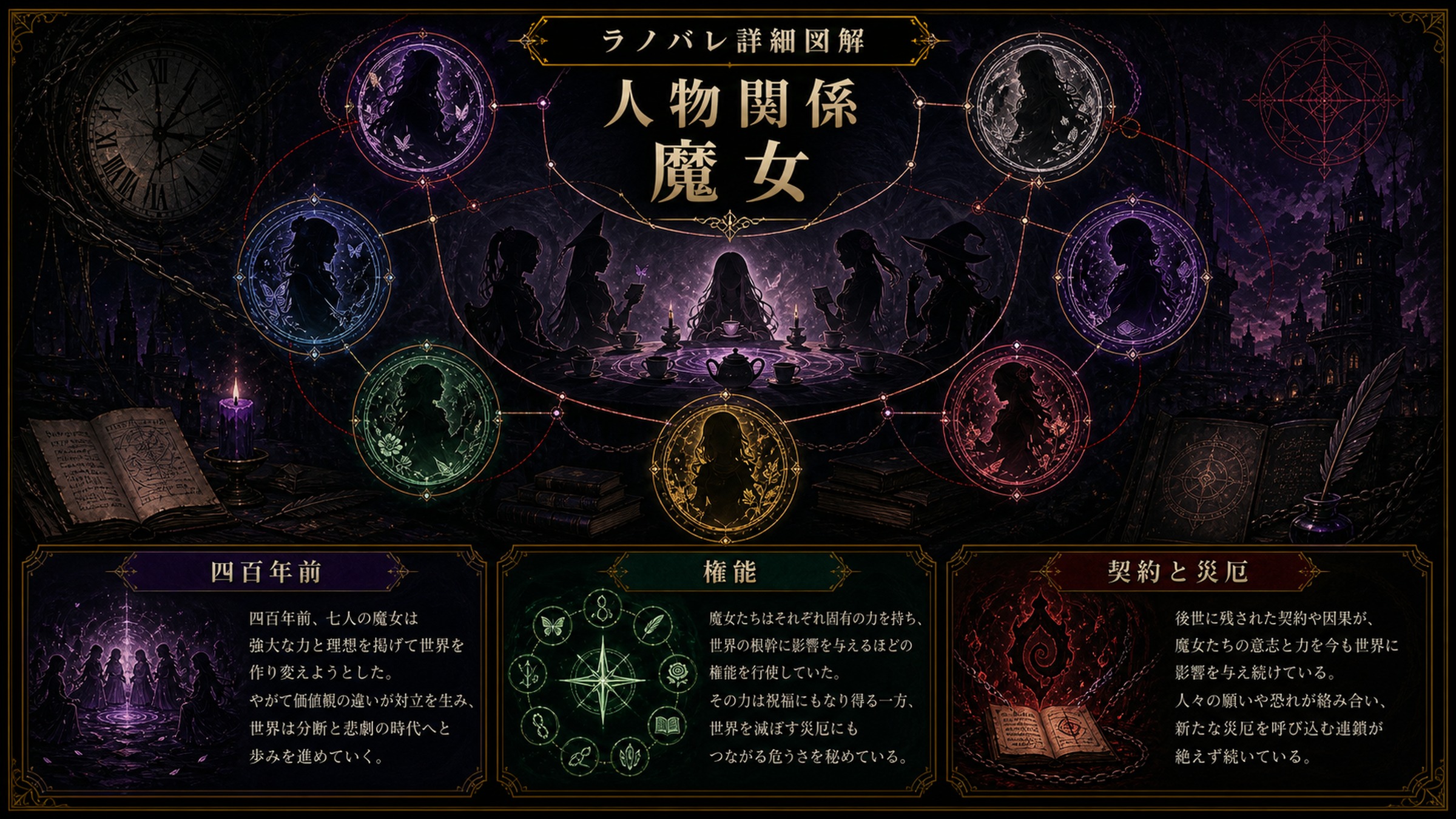 トップページ詳細解説「魔女」を整理した図解