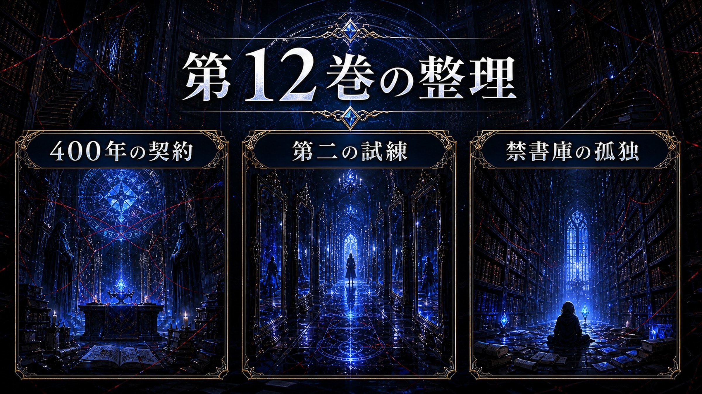トップページ「リゼロ第12巻ネタバレ ベアトリスの400年の苦悩と病みリア、第二の試練、三度目の茶会」の内容を整理した図解