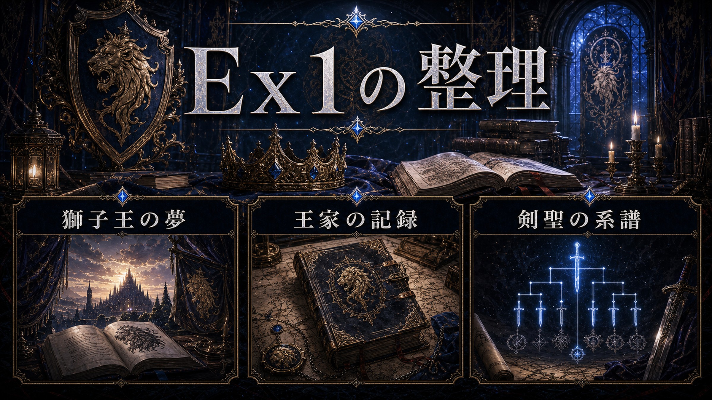 トップページ「【Ex1】獅子王の見た夢ネタバレ ラインハルトの祖父フェルベン・アストレアの物語」の内容を整理した図解