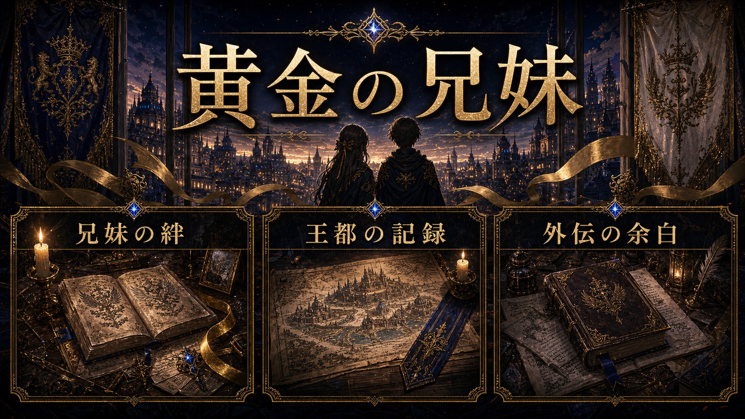 トップページ「【リゼロ外伝】Golden Siblingsのあらすじネタバレ」の内容を整理した図解