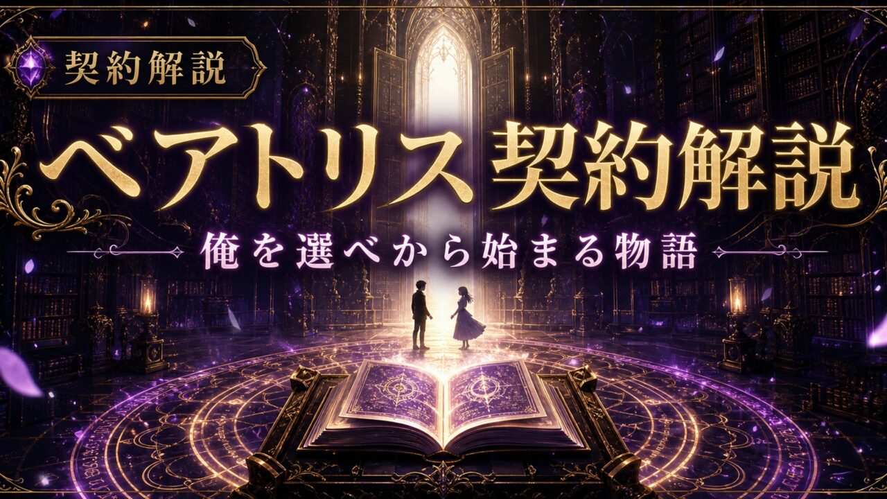 「リゼロ」ベアトリスとスバルの契約 「俺を選べ」の名シーンと「お前を選ぶかしら」の真意を完全解説