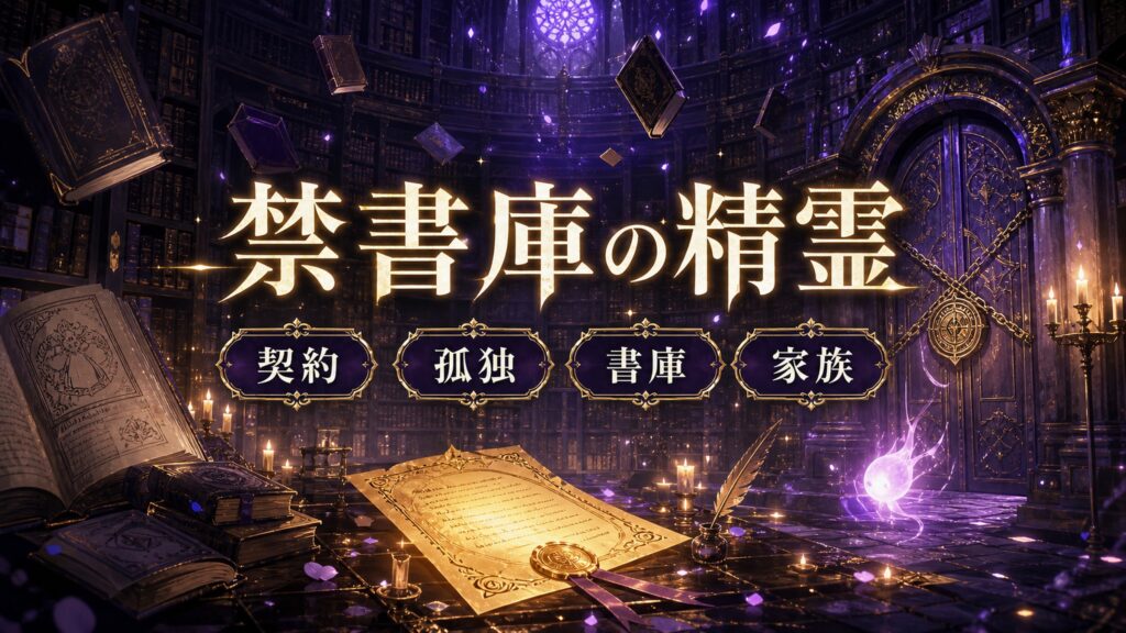 ベアトリスの基礎を契約、孤独、書庫、家族として整理した図解