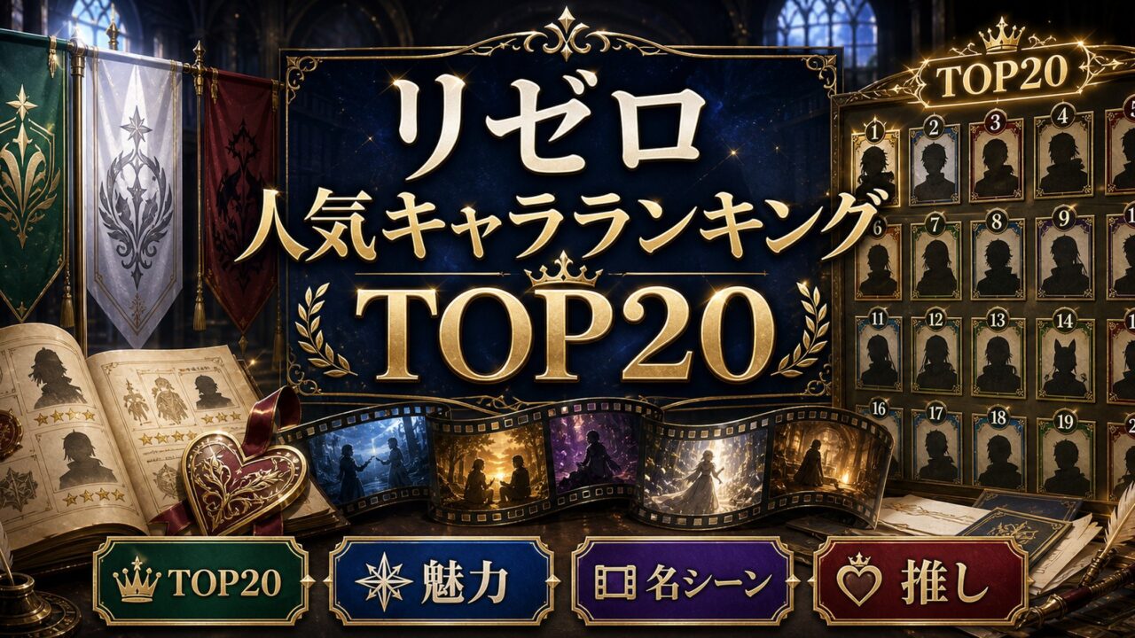 リゼロ 人気キャラランキングTOP20 なぜ愛される？魅力と名シーン徹底解説