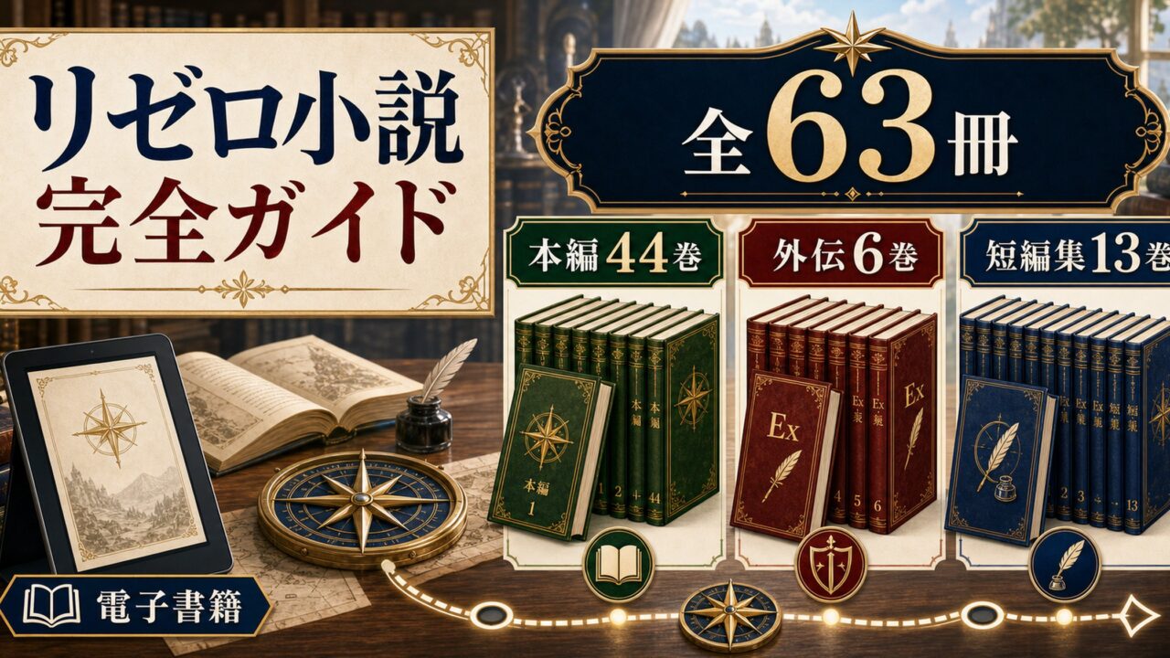 リゼロ 小説（ライトノベル）完全ガイド 全何巻・読む順番・電子書籍・面白さを徹底解説 2026年最新