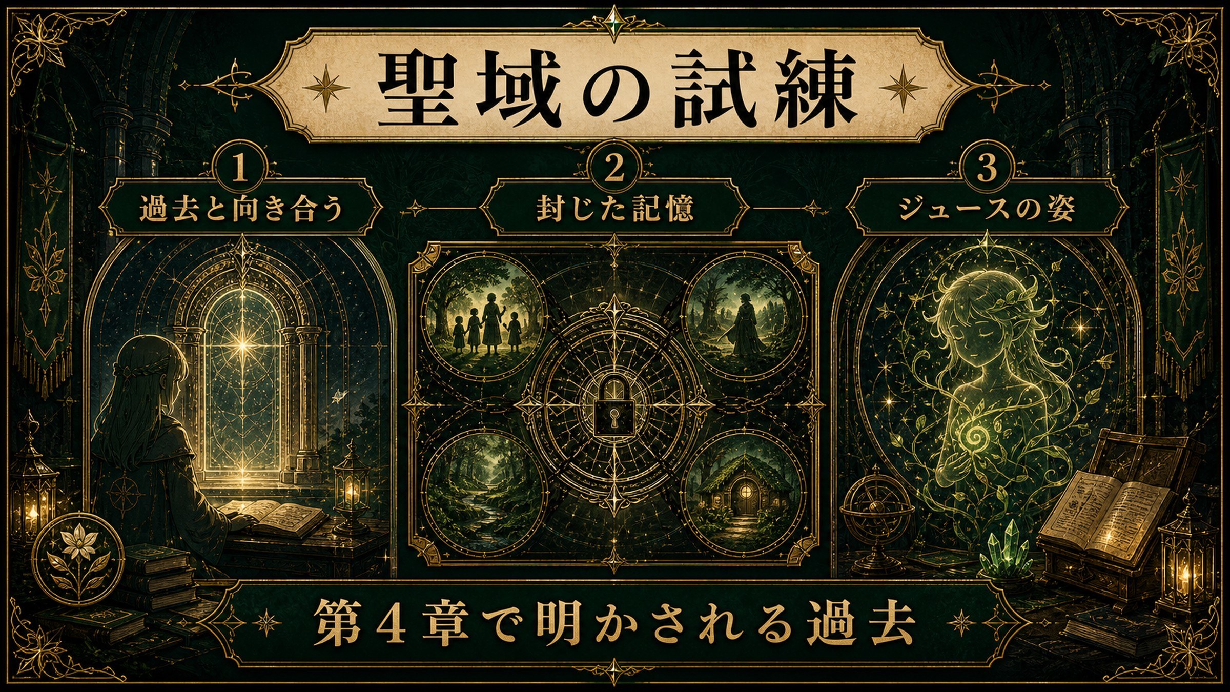 聖域の試練で明かされるジュースの過去を整理した図解