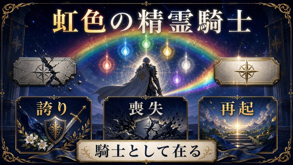 虹色の精霊騎士ユリウスの本質を整理した図解