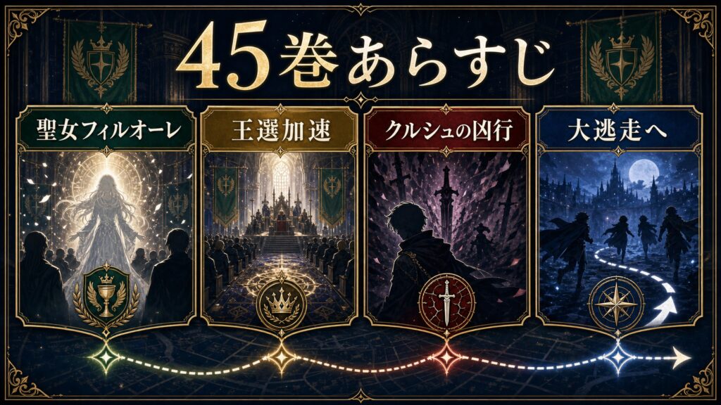 リゼロ45巻のあらすじを整理した図解