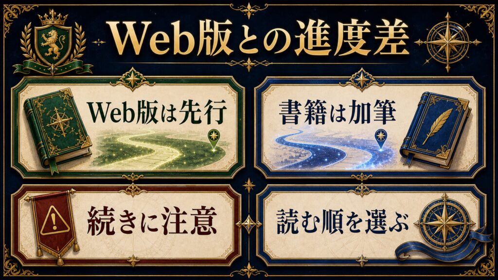 リゼロ45巻とWeb版の進度差を整理した図解
