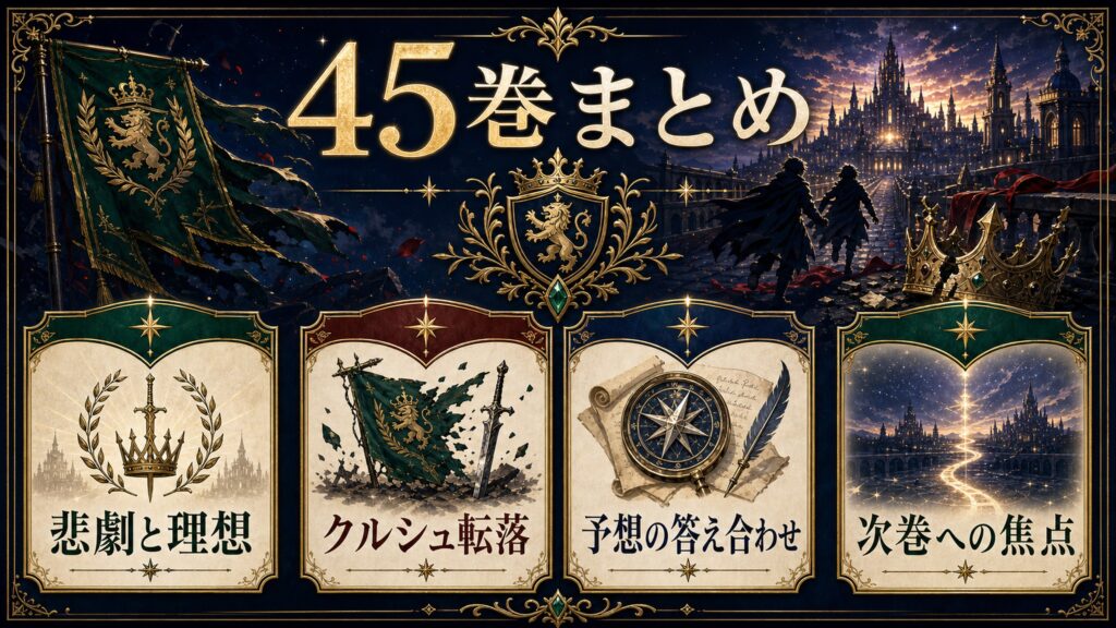 リゼロ45巻のまとめを整理した図解