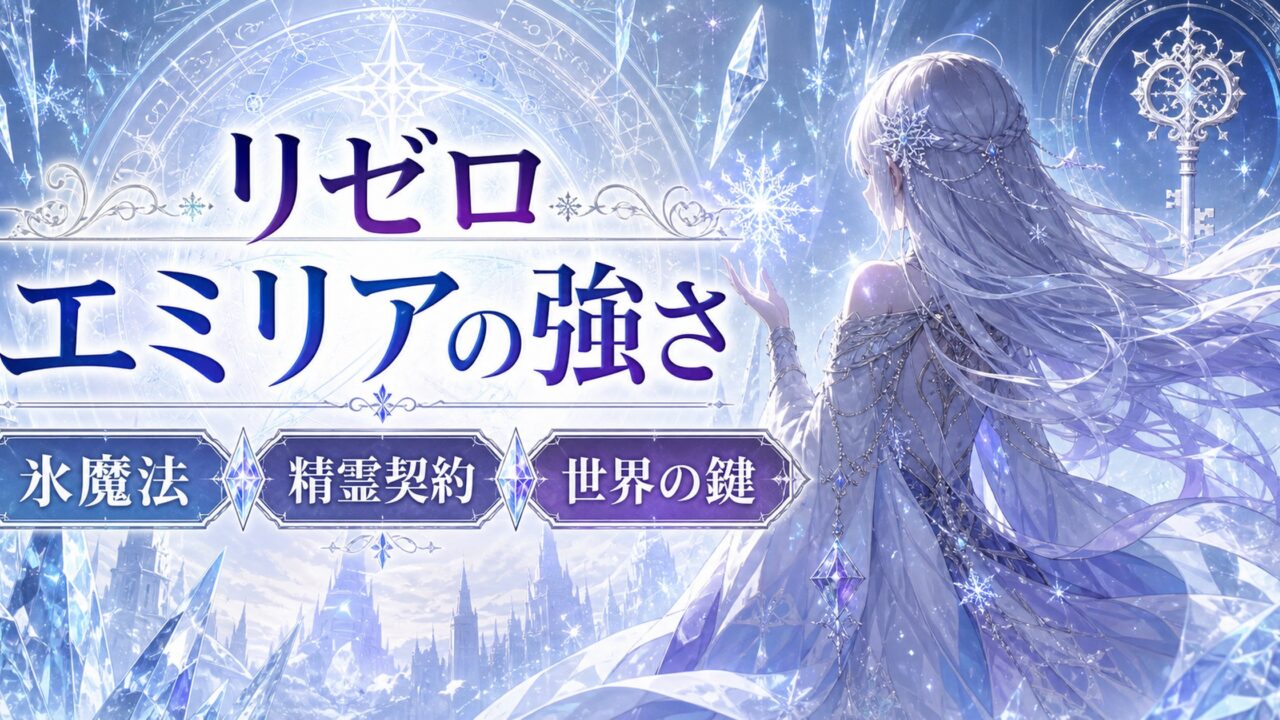 「リゼロ」エミリアの強さ・権能・魔法を徹底解説 なぜ最強と呼ばれるのか