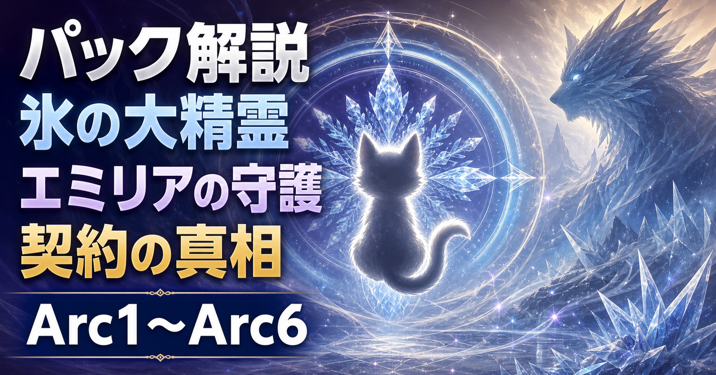 Re:Zero】パック 徹底解説｜エミリアの守護精霊・氷の大精霊の全貌と謎